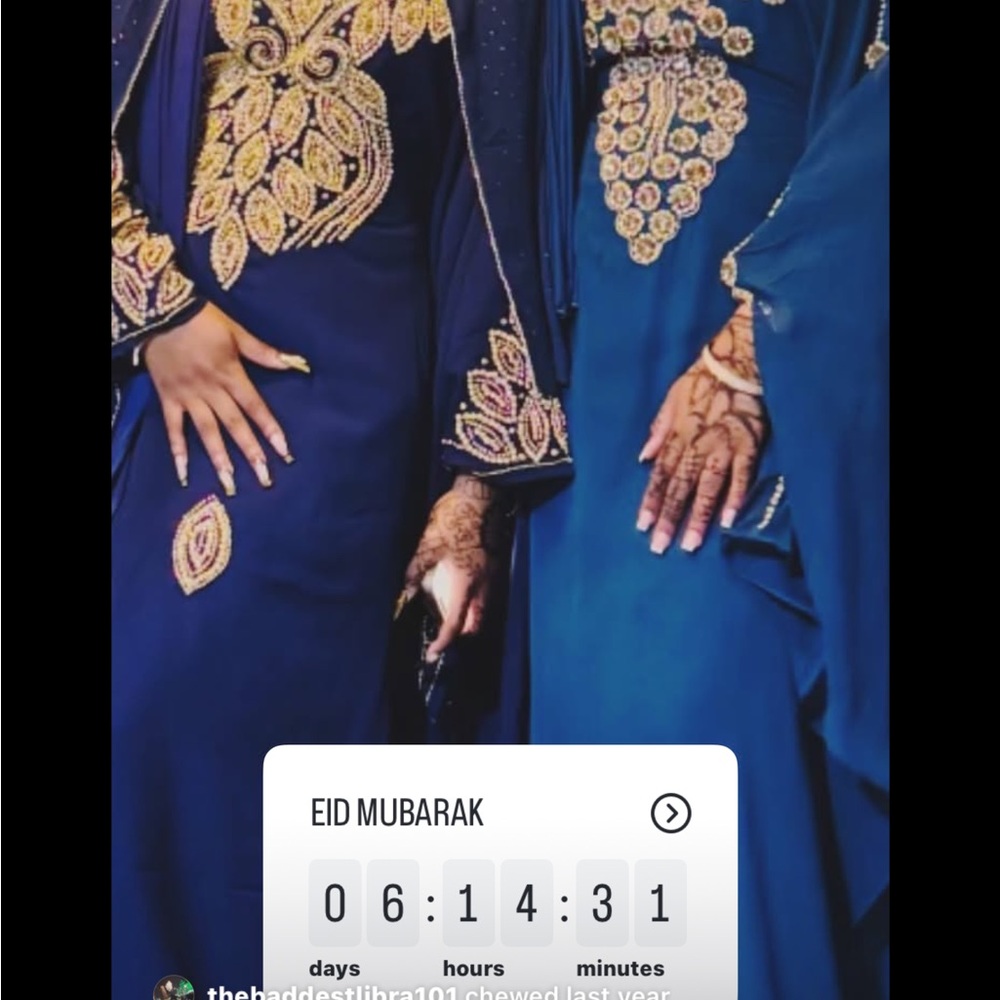 Elegant Blue and Gold Embroidered Overgarment